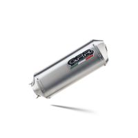 Exhaust compatible with Aprilia Mana 850 Gt 2007-2016, Satinox, Mid-Full system exhaust including removable db killer 