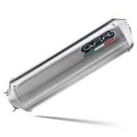 Exhaust compatible with Bmw F650GS Twin 2008-2018, Satinox , Slip-on exhaust including removable db killer and link pipe, not EPA-compliant 