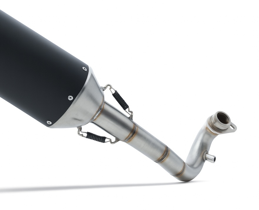 GPR exhaust compatible with  Zontes M 125 2022-2024, Furore-X Scooter, Full system exhaust, including removable db killer  