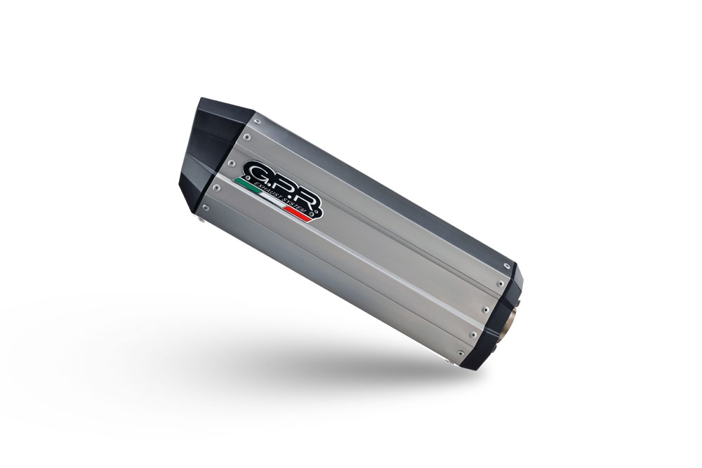 Exhaust compatible with Voge 900DSX 2024-2025, Hyper Sonic Titanium, Slip-on exhaust including removable db killer and link pipe, not EPA-compliant 
