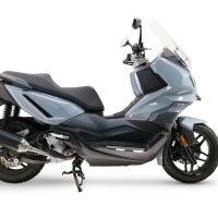 GPR exhaust compatible with  Sym ADX300 2024-2026, Furore-X Scooter, Slip-on exhaust including link pipe and removable db killer 