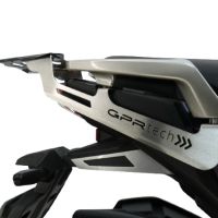 Roof rack GPR TECH compatible with  Sym ADX 125 2024/2026 e5 Plus GPR TECH Specific rear rack Top Case ALPITECH 26 > 35 LT Rear rack,stainless steel made with 4 anchor points