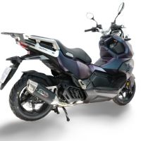 GPR exhaust compatible with Sym ADX125 2024-2026, Furore-X Scooter, Full system exhaust including link pipe and removable db killer 