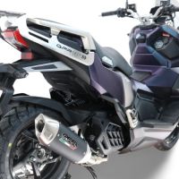 GPR exhaust compatible with Sym ADX125 2024-2026, Furore-X Scooter, Full system exhaust including link pipe and removable db killer 