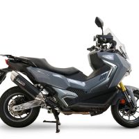 GPR exhaust compatible with  Sym ADX TG400 2024-2026, Furore-X Scooter, Slip-on exhaust including link pipe and removable db killer 