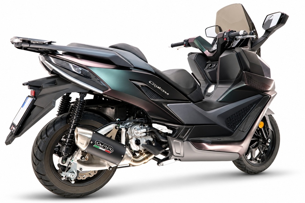 GPR exhaust compatible with Sym Cruisym 400 2024-2027, Furore-X Scooter, Racing full system including manifold and removable db killer 