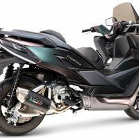 GPR exhaust compatible with Sym Cruisym 400 2024-2027, Furore-X Scooter, Racing full system including manifold and removable db killer 
