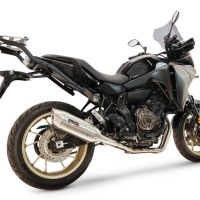 GPR exhaust compatible with Yamaha Tracer 700 2020-2021, Furore-X Inox, Full system exhaust, including removable db killer 