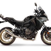 GPR exhaust compatible with Yamaha Tracer 700 2016-2019, M3 Inox , Full system exhaust including removable db killer and catalyst, EPA-compliant 