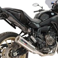 GPR exhaust compatible with Yamaha Tracer 700 2016-2019, M3 Inox , Full system exhaust including removable db killer and catalyst, EPA-compliant 