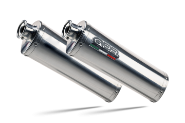 Honda CBF1000 CBF1000ST 2006-2009, Trioval, Dual slip-on including removable db killers and link pipes 