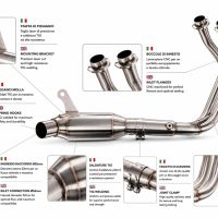 GPR exhaust compatible with Yamaha YZF R7 2021-2024, GP-Revo Titanium, Full system exhaust, including removable db killer 
