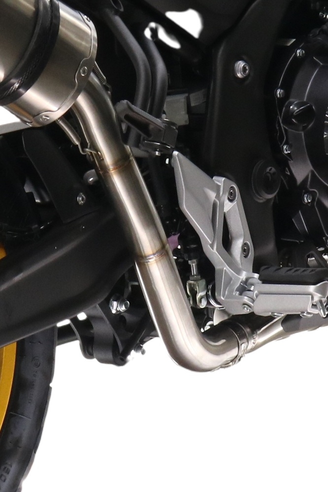 GPR exhaust compatible with  Voge 525DSX 2023-2024, Dual Inox, Slip-on exhaust including removable db killer and link pipe, EPA-compliant 