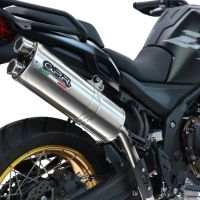 GPR exhaust compatible with  Voge 625DSX 2024-2025, Dual Inox, Slip-on exhaust including removable db killer and link pipe, EPA-compliant 