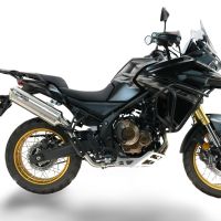 GPR exhaust compatible with Voge 625DSX 2024-2025, Satinox , Slip-on exhaust including removable db killer and link pipe, EPA-compliant 