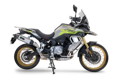 Exhaust compatible with Voge 900DSX 2024-2025, Furore-X Titanio, Slip-on exhaust including removable db killer and link pipe, not EPA-compliant 