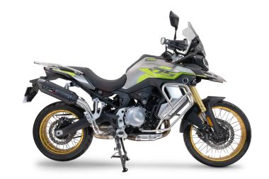 Exhaust compatible with Voge 900DSX 2024-2025, Furore-X Titanio Nero, Slip-on exhaust including removable db killer and link pipe, not EPA-compliant 