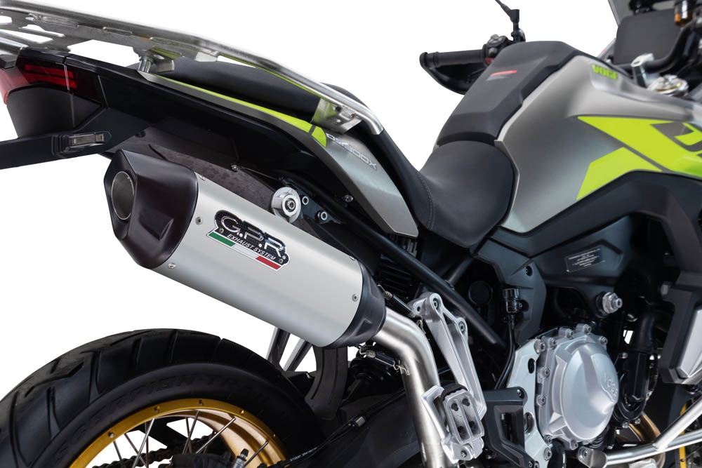 Exhaust compatible with Voge 900DSX 2024-2025, Furore-X Titanio, Slip-on exhaust including removable db killer and link pipe, not EPA-compliant 