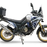 Top case GPR TECH compatible with  Voge DS 800 Rally 2025/2026 GPR TECH Top case in aluminum, black color with specific plate included Capacity 45 LT.