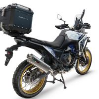 Top case GPR TECH compatible with  Voge DS 800 Rally 2025/2026 GPR TECH Top case in aluminum, black color with specific plate included Capacity 45 LT.