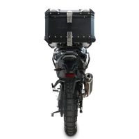 Top case GPR TECH compatible with  Voge DS 800 Rally 2025/2026 GPR TECH Top case in aluminum, black color with specific plate included Capacity 45 LT.