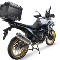 Top case GPR TECH compatible with  Voge DS 800 Rally 2025/2026 GPR TECH Top case in aluminum, black color with specific plate included Capacity 55 LT.