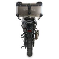  Voge DS 800 Rally 2025/2026 GPR TECH Top case in Titanium , Titanium Natural color with specific plate included Capacity 55 LT.