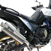 GPR exhaust compatible with  Voge DS 800 Rally 2025-2026, Trioval, Slip-on exhaust including removable db killer and link pipe, EPA-compliant 