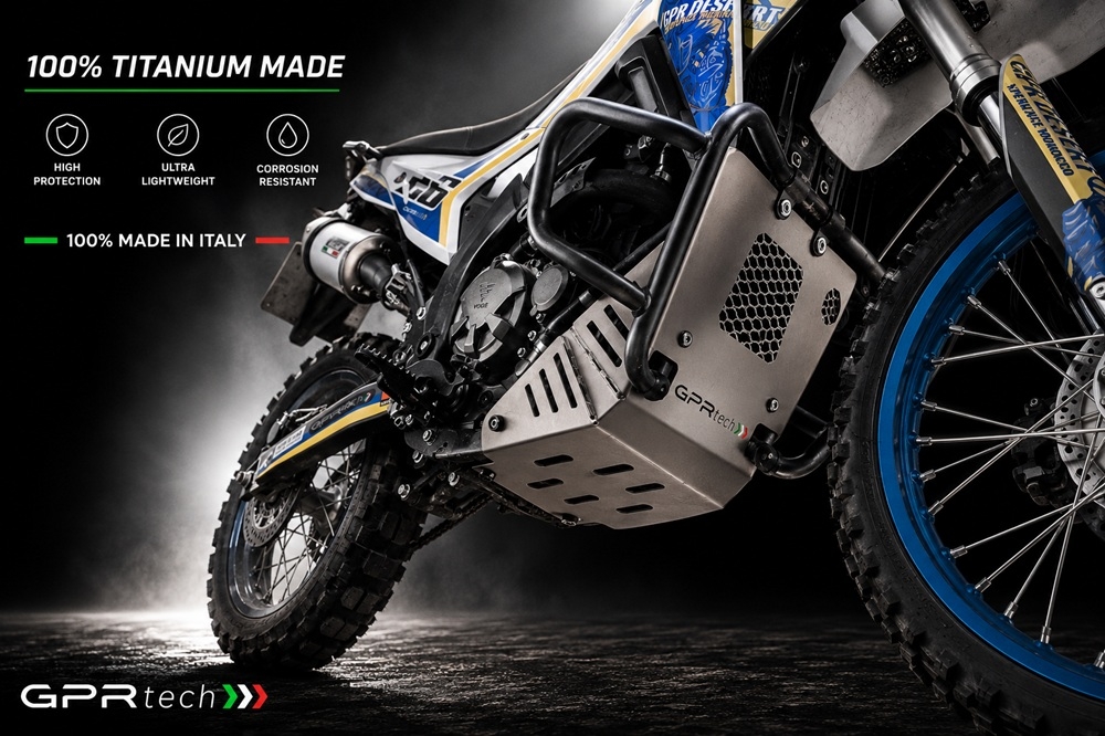 GPR TECH compatible with  Voge 300Rally 2025/2026 e5 plus GPR TECH Titanium Skid plate 