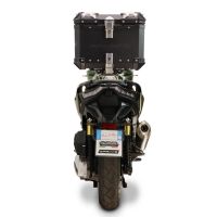 Top case GPR TECH compatible with  Voge SR 450 X 2026/2027 e5 plus GPR TECH Top case in aluminum, black color including, roof rack and specific plate Capacity 26 LT.