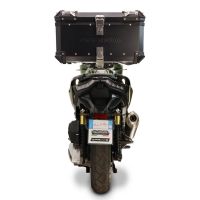 Top case GPR TECH compatible with  Voge SR 450 X 2026/2027 e5 plus GPR TECH Top case in aluminum, black color including, roof rack and specific plate Capacity 45 LT.