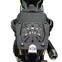 Top case GPR TECH compatible with  Voge SR 450 X 2026/2027 e5 plus GPR TECH Top case in aluminum, black color including, roof rack and specific plate Capacity 26 LT.