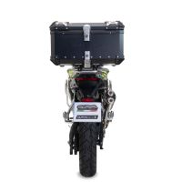 GPR TECH compatible with  Voge 900DSX 2024/2025 e5 GPR TECH Top case in aluminum, black color with specific plate included Capacity 45 LT.