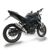 GPR exhaust compatible with  Voge R125 2023-2024, Deeptone Inox, Full system exhaust, including removable db killer 