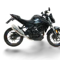 GPR exhaust compatible with  Voge R125 2025-2026, Furore-X Inox, Full system exhaust, including removable db killer 