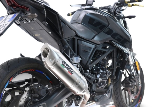 GPR exhaust compatible with  Voge R125 2025-2026, Furore-X Inox, Full system exhaust, including removable db killer 