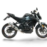 GPR exhaust compatible with  Voge R125 2023-2024, M3 Black Titanium, Full system exhaust, including removable db killer 