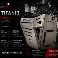 GPR TECH compatible with  Suzuki V-Strom Dl 650 2012/2016 e3 GPR TECH Titanium Skid plate 