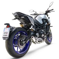 GPR exhaust compatible with  Yamaha FZ-09 2014-2020, Deeptone Inox, Full system exhaust, including removable db killer 