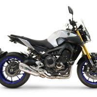 GPR exhaust compatible with  Yamaha FZ-09 2014-2020, GP-Revo Titanium, Full system including silencer approved for noise,db killer and catalyst, EPA-compliant compliant for inspection 