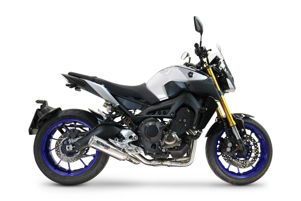GPR exhaust compatible with  Yamaha FZ-09 2014-2016, M3 Inox , Full system exhaust including removable db killer and catalyst, EPA-compliant 
