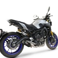 GPR exhaust compatible with Yamaha FJ-09 Tracer 2015-2020, M3 Black Titanium, Full system exhaust, including removable db killer 