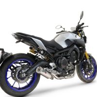 GPR exhaust compatible with  Yamaha FZ-09 2014-2016, M3 Inox , Full system exhaust including removable db killer and catalyst, EPA-compliant 