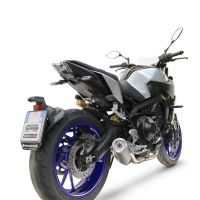 GPR exhaust compatible with  Yamaha FZ-09 2014-2016, M3 Inox , Full system exhaust including removable db killer and catalyst, EPA-compliant 