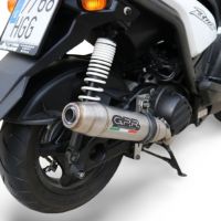 Exhaust compatible with Yamaha BW'S 125 2010-2013, Deeptone Inox, Full system exhaust, including removable db killer 