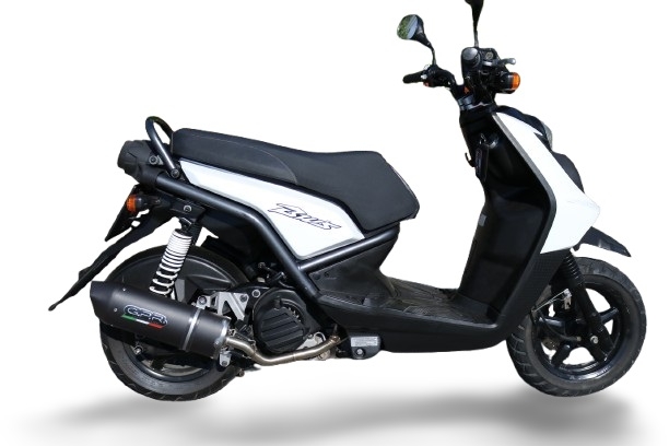 Exhaust compatible with Yamaha BW'S 125 2010-2013, Furore Nero, Full system exhaust, including removable db killer 