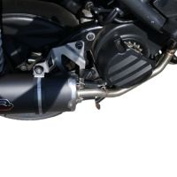 Exhaust compatible with Yamaha BW'S 125 2010-2013, Furore Nero, Full system exhaust, including removable db killer 