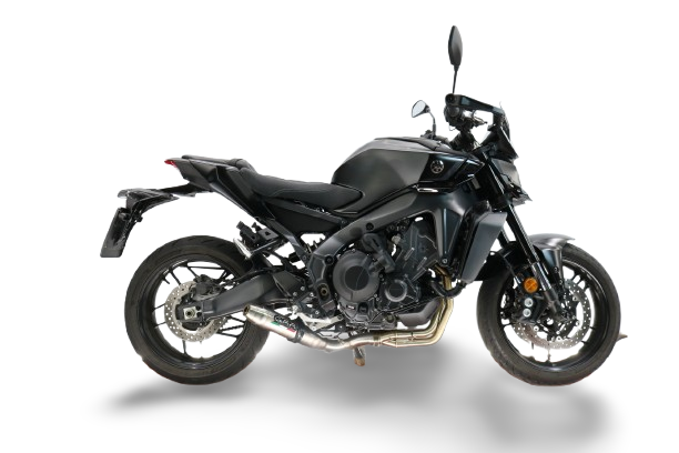 GPR exhaust compatible with  Yamaha FJ-09 2021-2024, Deeptone Inox, Full system exhaust, including removable db killer 