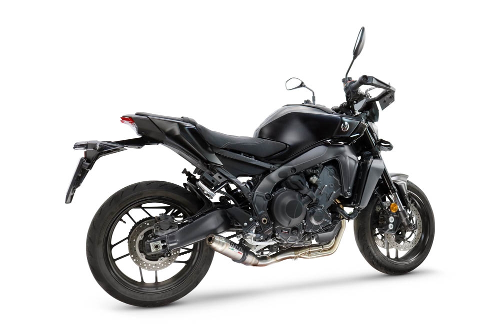 GPR exhaust compatible with  Yamaha FJ-09 2021-2024, Deeptone Inox, Full system exhaust, including removable db killer 