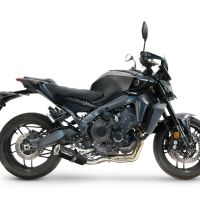GPR exhaust compatible with  Yamaha FJ-09 2025-2026, M3 Black Titanium, Full system exhaust, including removable db killer/spark arrestor 